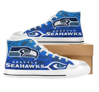 SeattIe Seahawks NFL 16 Custom Canvas High Top Shoes | Favorety