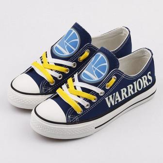 GoIden State Warriors NBA Basketball Gift For Fans Low Top Custom Canvas Shoes | Favorety AU