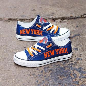 New York Knicks Custom Shoes Basketball Knicks Low Top Sneakers New York NBA Gumshoes Knicks | Favorety DE