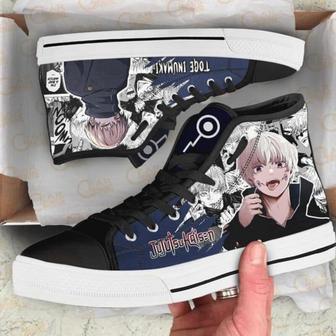 Toge Inumaki Custom Canvas High Top Shoes For Fans Jujutsu Kaisen Anime | Favorety DE