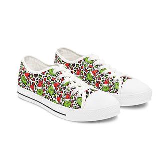 Grinch Women's Low Top Sneakers - Monsterry AU