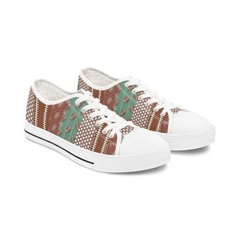 Fall Football Women's Low Top Sneakers - Monsterry