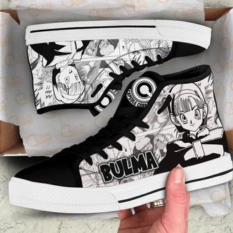 Bulma High Top Canvas Shoes Custom Dragon BaII Manga For Fans | Favorety AU