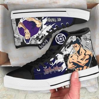 Aoi Toudou Custom Canvas High Top Shoes For Fans Jujutsu Kaisen Anime | Favorety AU