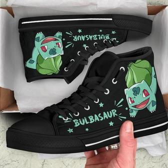 Bulbasaur High Top Shoes Custom For Fans Pokemon HTS0585 | Favorety