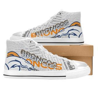 Denve Bronco NFL 10 Custom Canvas High Top Shoes HTS0731 | Favorety AU