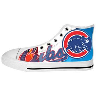 CHlCAGO CUBS MLB Baseball 18 Custom Canvas High Top Shoes HTS1211 | Favorety DE