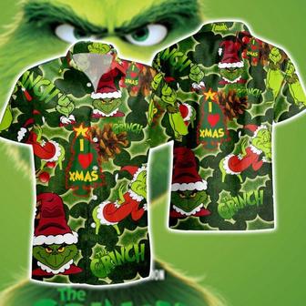 Hot Grinch Hawaiian Shirt, The Grinch Movie T-shirt, Christmas Gift for Gri.nch Lovers, Merry Christmas Hawaiian Shirt - Seseable