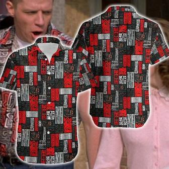 Biff Tannen Back to the Future Hawaiian Shirt, Biff Tannen Button Up Shirt, Biff Tannen Tropical Hawaiian Shirt, Hawaii Shirt for Men Women - Seseable
