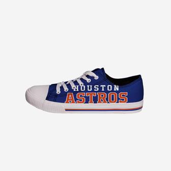 Houston Astros Mens Low Top Big Logo Canvas Shoe | Favorety DE