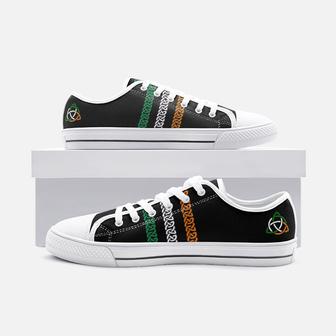 Ireland Celtic Triquetra Irish St Day Converse Sneakers Low Top Shoes - Monsterry AU