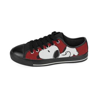 Snoopy Red Low Top Canvas Shoes for Kid | Favorety