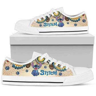 Stitch Hippie Low Top Converse Sneaker Style Shoes - Monsterry DE