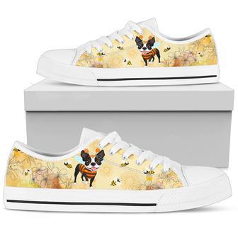 Boston Terrier Low Top Shoes | Favorety AU