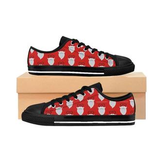 Santa Christmas Low Top Converse Sneaker Style Shoes - Monsterry CA