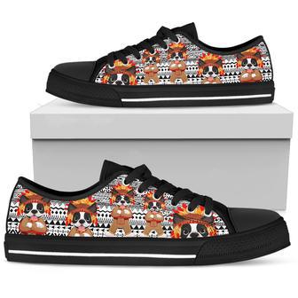 Boston Terriers Low Top Shoes | Favorety UK