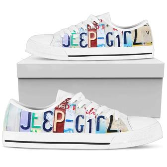 Jeep Driver Jeep Girl Jeep Car Lovers Converse Sneakers Low Top Shoes - Monsterry