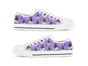 Eyeball Sneakers Casual Canvas Low Top Converse Shoes For Halloween - Monsterry AU