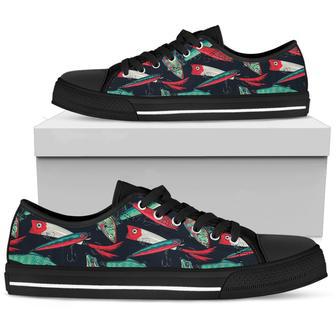 Red & Green Fishing Low Top Shoe | Favorety