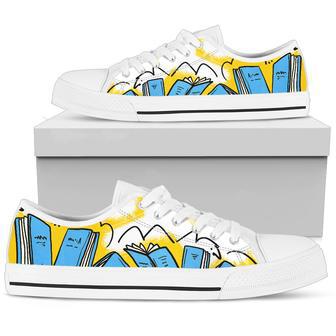 Books Blue Low Top Shoe | Favorety