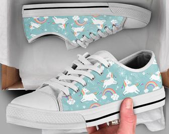 Cute Unicorn Shoes , Unicorn Sneakers , Unicorn Shoes , Casual Shoes , Unicorn Gifts , Low Top Converse Style Shoes for Womens Mens Adults - Monsterry UK