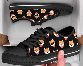 Shiba Pet Face Shoes , Dog Print Sneakers , Pet Owner Shoes , Casual Shoes , Pet Gifts , Low Top Converse Style Shoes for Womens Mens Adults - Monsterry CA