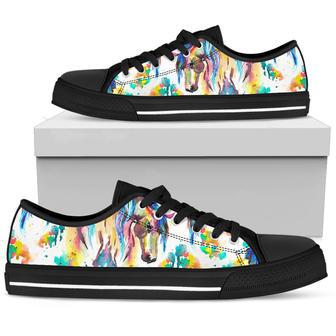 Color Horse Low Top Shoe (Black) | Favorety