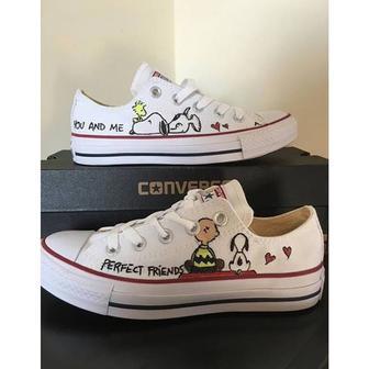 Snoopy & Charlie Brown Low Top Shoes 1 | Favorety UK