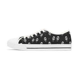 Halloween Fall Scream Ghost Low Top Shoes Converse Sneakers Style - Monsterry DE