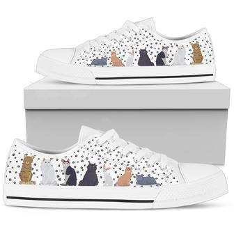 Cute Cats Low Top Shoes | Favorety AU