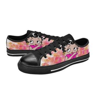 Betty Boop Spring Pink Low Top Sneaker Low Top Shoes | Favorety AU