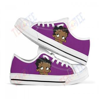 Mens Womens Betty Boop Low Top Shoes Custom Print Footwear Converse Sneakers | Favorety UK