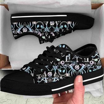 The Nightmare Before Christmas Women Low Top Canvas Shoes 644 | Favorety