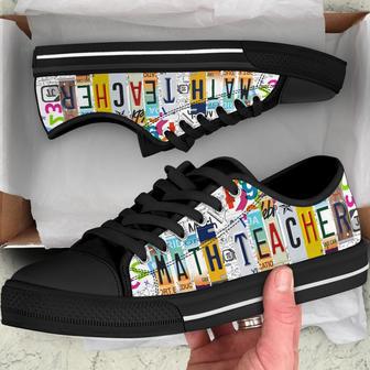 Math Teacher Low Top Shoes | Favorety CA