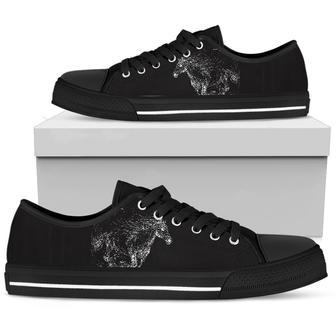 Black Horse Low Top Shoes | Favorety