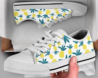 Cute Pineapple Shoes , Pineapple Sneakers , Cute Shoes , Casual Shoes , Low Top Converse Style Shoes for Womens Mens Adults - Monsterry DE