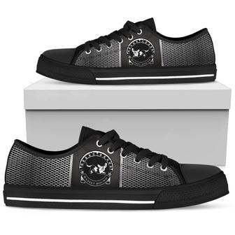 Basset Hound Low Top Shoes (Black) | Favorety UK