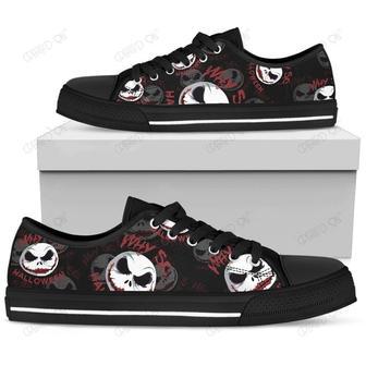 Jack Skellington Halloween Low Top Shoes 7 | Favorety AU