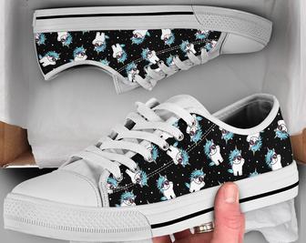 Sunglass Unicorn Shoes , Unicorn Sneakers , Casual Shoes , Unicorn Lover Gifts , Low Top Converse Style Shoes for Womens Mens Adults - Monsterry