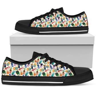 Awesome Cats Low Top Shoes | Favorety AU