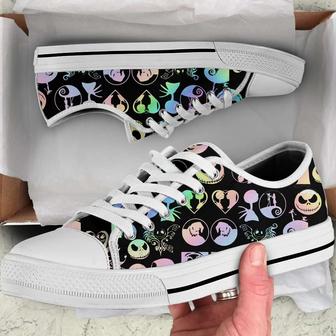 The Nightmare Before Christmas Low Top Converse Sneaker Style Shoes - Monsterry AU