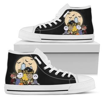 Snoopy Halloween Costume High Top Shoes Sneakers | Favorety