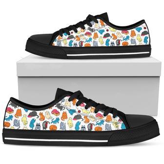 Multi-Color Cats Low Top Shoe | Favorety CA