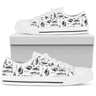 Black & White Fishing Low Top Shoe | Favorety AU