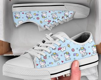 Casual Unicorn Shoes , Unicorn Sneakers , Cute Shoes , Casual Shoes , Unicorn Gifts , Low Top Converse Style Shoes for Womens Mens Adults - Monsterry CA