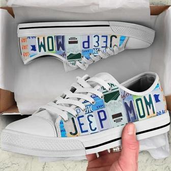 Jeep Driver Jeep Mom Jeep Car Lovers Converse Sneakers Low Top Shoes - Monsterry CA