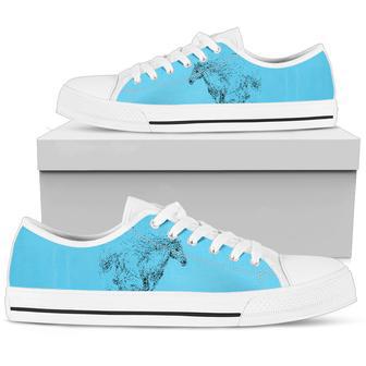 Horse Blue Low Top Shoe | Favorety AU