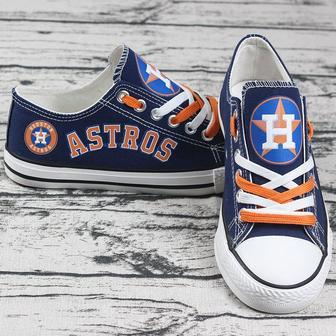 Houston Astros Low Top Shoes Fashion Men Women Unisex Shoes Low Top Custom Shoes Gift For Baseball Fan Christmas Gift | Favorety CA