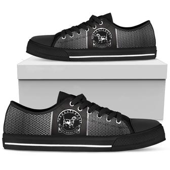 Dachshund Low Top Shoes (Black) | Favorety