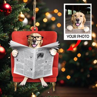 Custom Pet Photo Ornament - Christmas, Birthday Gift For Pet Mom, Pet Dad, Dog Mom, Dog Dad, Cat Mom, Cat Dad, Dog Parents - Thegiftio UK